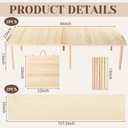 Novabright Boho Picnic Table Set for Camping Wedding Birthday Party Decor, Small Size, 12 pcs