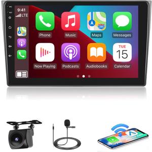 2+64G Car Radio for Mazda CX-9 CX9 CX 9 2006-2015 - Wireless Carplay & Android Auto - 9 Inch Android 13 Stereo with WiFi/EQ/GPS + AHD Rear View Camera