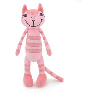13" Pink Huggable Standing Cat Stuffed Animal Plush Toy, Stuffed Cat Plush Toy for Girls, Great Gift for Children, Birthday, Baby Shower, Christmas, Machine Washable