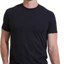 True Classic Mens T-Shirts - Short Sleeve Crew Neck Plain Novelty T Shirt for Men (3X-Large, Black)