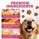 2 x Just Try 15 OZ Dog Biscuits Sweet Potato Flavor Gut Health Support Training Treats Healthy Dog Treats
