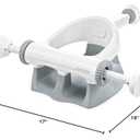 Ingenuity My Bath Seat for Sit-Up Baby Bathing, Sure & Secure Suction Cups, ASTM Safety Tested & Approved, Backrest for Assisted Sitting, Easy Setup & Storage, Gray