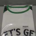TMSD Women's Mardi Gras St Patrick's Day Sweatshirt Raglan Sleeve Crew Neck Top, XL