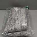 2x5 Rug Runner Washable for Entryway, Soft Bathroom Rugs with Non-Slip Backing, Abstract Low Pile Hallway Runner, Vintage Small Kitchen Carpet for Stair, Laundry Room(2'x5', Grey/Ivory)