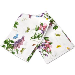 Pimpernel Botanic Garden Cotton Tea Towel - Quick-Drying Absorbent Dish Towel with Botanical Floral Design, Multi-Purpose Kitchen Towel - Machine-Washable Towels (18" x 29")