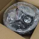 9.84" Modern Industrial Black Pendant Lights Farmhouse Dome Black Gold Pendant Lighting Fixture Vintage Golden Pendant Light for Kitchen, Dining Room, Bedroom, Hallway, Living Room, Set of 3