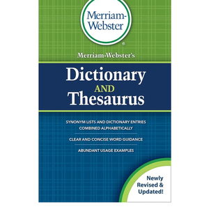 Merriam-Webster's Dictionary and Thesaurus