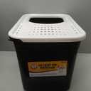 Arm & Hammer Premium Top Entry Litter Box with Filter to Clean Paws and Microban, Made in USA