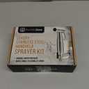 Purrfectzone Bidet Sprayer for Toilet, Handheld Sprayer Kit, Cloth Diaper Sprayer Set - Easy to Install - Stainless Steel