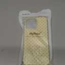 Hython for iPhone 15 Pro Max Case Cute Polka Dot Aesthetic Design Simple Cover 6.7", Thin Slim Anti-Scratch Soft TPU Bumper Shockproof Rubber Protective Phone Cases for Women Girls, Magnetic Yellow