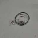 WINCASE Chrome Towel Ring, Bath Hand Towel Holder Crystal, Silver Towel Rack Wall Mounted