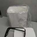 Vanpopubs 1 Pack 2.7 Gal Bathroom Trash Can with Lid, Automatic Trash Can Small Smart Garbage Can Touchless, Slim Motion Sensor Waterproof Plastic Trash Bins for Bedroom Office Kitchen Toilet