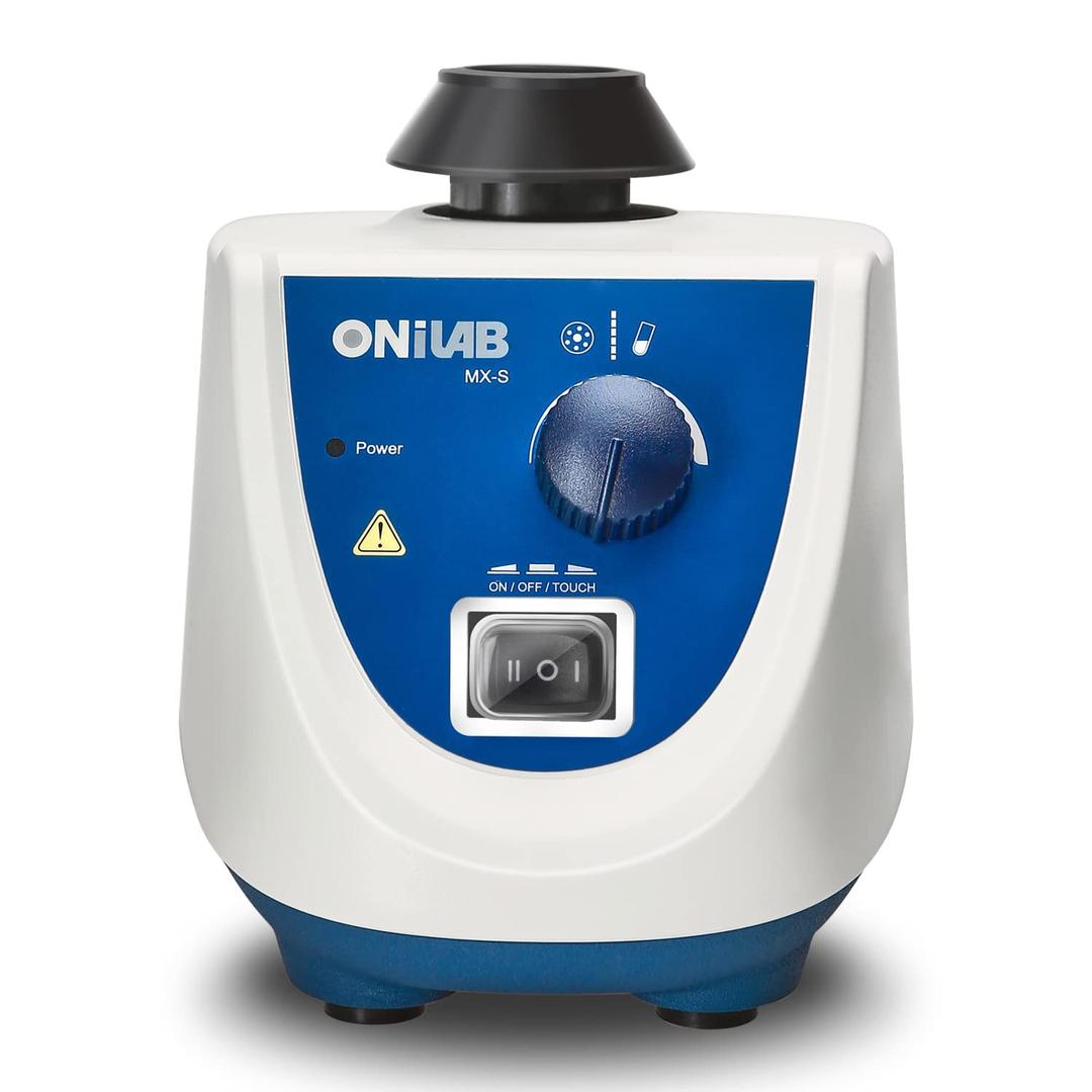 ONiLAB Lab Vortex Mixer with Touch Start and Continuous Modes, Lab Vortexer for Tubes,Nail Polish,Eyelash Adhesives and Hobby Paints Mixing,0-3000RPM