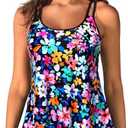 Womens Flowy Tankini Tops Only - Modest Bathing Suit Loose Fit Swimsuit Swim Tops No Bottom 2025 , XL