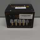 6pcs Acrylic Decorative E26 LED Light Bulbs 5w Equivalent 30 watt, Unique Fancy Light Bulb Soft White 6500k,Non-dimmable Lightbulbs for Living Room Dining Room,150 Lumens (B003-White-6500k, 6pcs)