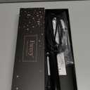 FARERY Long Barrel Curling Iron 1 1/4 inch, 1.25 Inch Curling Iron for Long Hair, Infused Argan Oil & Keratin, Lasting Styling, 11 Adjustable Temp, Include Clips & Silicone Pad (Black)