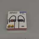 SENSO Bluetooth Headphones, Best Wireless Sports Earbuds w/Mic IPX7 Waterproof HD Stereo Sweatproof Earphones for Gym Running Workout Noise Cancelling Earphones Earbuds Noise Cancelling Headsets
