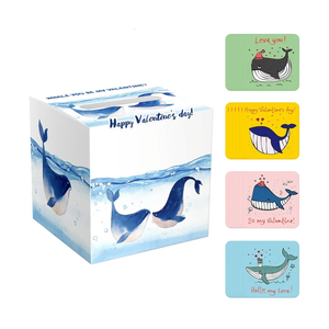 ysmile Valentine Box for Kids with Exchange Card, Mailbox for Class Party Favor - Whale You Love Me ? Pack of 2