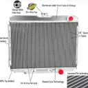 3 Row Core Radiator For 1967 1968 1969 1970 Ford Mustang Mercury Cougar All Engine Radiador Aluminum CU338 Radiators