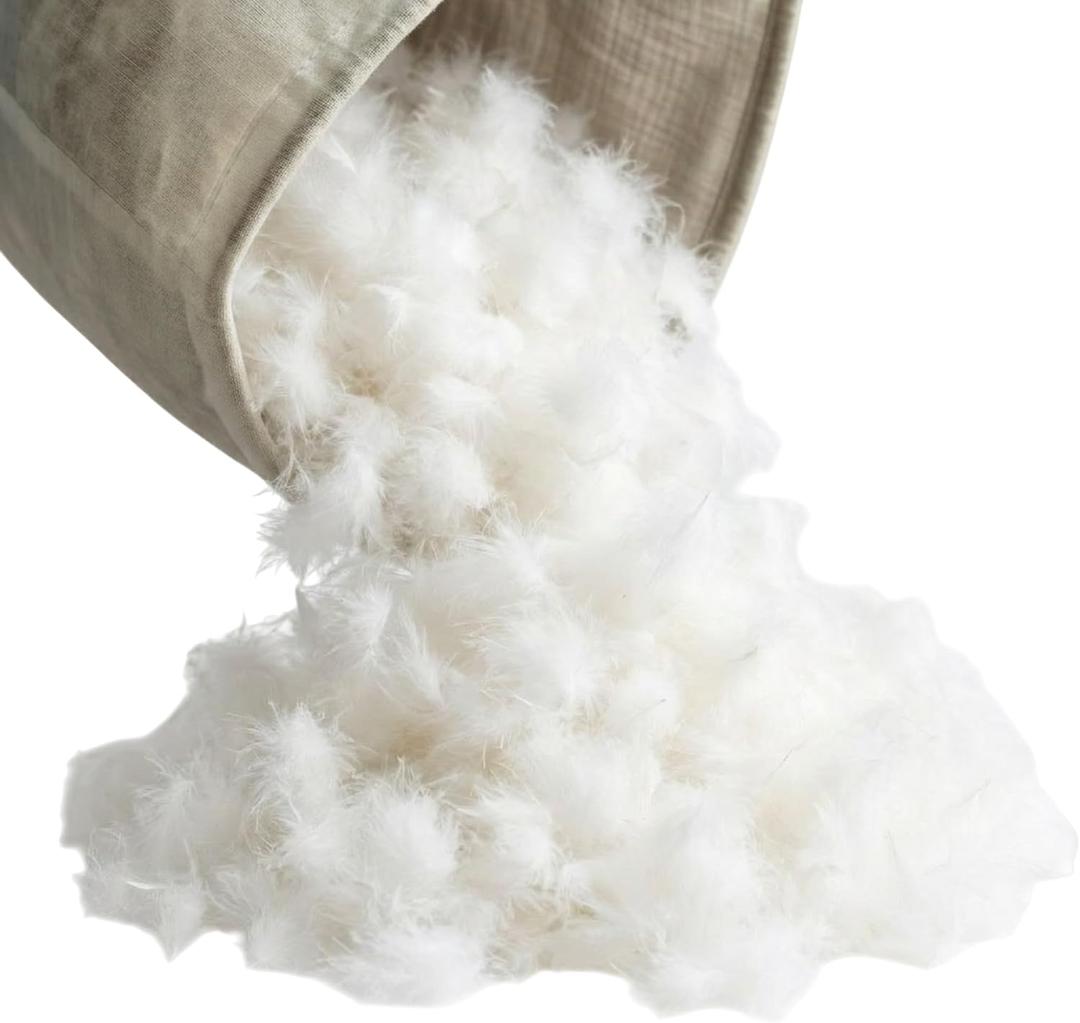 East Coast Bedding RDS Certified Pure Duck Down Fill, Bulk Premium Down Pillow Refill for Bed Pillows Comforters Jackets and DIY Bedding Projects