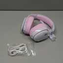 Gtheos 2.4GHz Wireless Gaming Headset for PS5, PS4 Fortnite & FPS Gamers, PC, Nintendo Switch, Bluetooth 5.3 Gaming Headphones with Noise Canceling Mic, Stereo Sound, 40+Hr Battery (Pink)