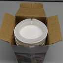 AOZITA [10 Pack] WIDE Mouth Mason Jar Lids for Ball, Kerr and More - White Plastic Storage Caps for Mason/Canning Jars - Leak-Proof, Dishwasher Safe & Food Grade