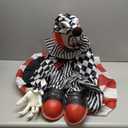 Haunted Hill Farm 6-ft Freestanding Motion Activated Talking Lighted Life-Size Clown Animatronic