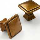 10 Pack Vintage Antique Brass Kitchen Cabinet Knobs Single Hole Cabinet Handles Hardware Drawer Pulls Knobs for Cupboard