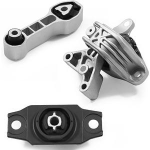 Engine Motor and Transmission Bracket kit Fit for 2012-2018 Fiat 500 , Auto Engine Trans Mount Set #68073217AC 68073029AC 68073483AD