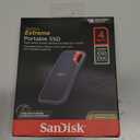 SanDisk 4TB Extreme Portable SSD - Up to 1050MB/s, USB-C, USB 3.2 Gen 2, IP65 Water and Dust Resistance, Updated Firmware - External Solid State Drive - SDSSDE61-4T00-G25