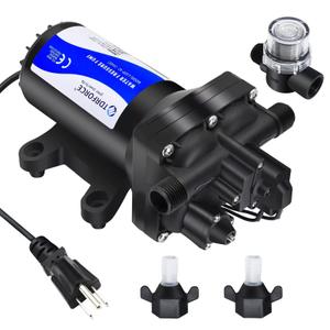 Fresh Water Pump 5.5GPM Pressure Increase Booster Pump 75 PSI Transfer Pump 110V Self Priming on Demand Diaphragm Pump Washdown Pump for Boats Inline Water Pump for Garden Hose…