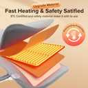 Mothers Day Gifts & Birthday Gifts for Wife Women Men Mom, Electric Weighted Pad for Neck Back Shoulder Pain Relief, 25"x37" Large Full Body Heating Pad for Menstrual Cramps - 5 Heat Levels/Snug Fit