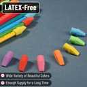 500 x Mr. Pen- Pencil Erasers Toppers, 500 Pack, Colorful, Latex Free, No Smudge, Mr Pen Erasers for Pencils, Bulk Pencil Eraser Caps, Teachers as School Supplies, Classroom Set for Kids