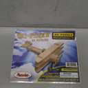 Puzzled Tri-Plane Wooden 3D Puzzle Construction Kit