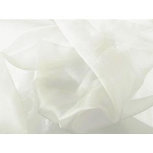 White Crystal Organza 10x96In 100Pack