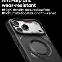 Aulumu A17 iPhone 17 Pro Max Case | MagSafe Compatible | Touch-Sensitive Buttons | Integrated Drop Protection | Military-Grade Outdoor Design Black