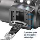 Fulton 500621 XLT Marine Trailer Winch, Powered, 10,000 lbs. Capacity, 15 Foot Strap, Wireless Remote Included, Compatible with Boats Up to 26ft and 7,000lb, No Size