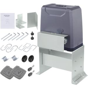 CO-Z 3300 lb Automatic Sliding Gate Opener with 2 Remote Controls, Electric Rolling Driveway Fence Slide Gate Motor, Complete Gate Operator Hardware Security System Kit for Sliding Gate Up to 40 Feet