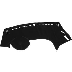 Dash Cover - Car Center Console Non-Slip Dash Board Mat - for Kia Forte 2014-2018 - Polyester Black - 1Pc