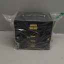 AKOZLIN 4-Tier Jewelry Box Leather Jewelry Storage Organizer with 3 Drawers Lockable for Women Girls Ring Necklace Earring Bracelet Holder with Mirror Black (Regular-4 Layer)