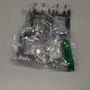 HUHOLE 8 Pack Pegboard Drill Holder and Utility Hooks Set Heavy Duty Vinyl Coated Pegboard Tool Holder for Power Tools Hammer and Cords Fits Standard 1/4 Inch Pegboard Organizer Accessories