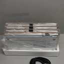 FEPPO Electric Warming Tray, 4-in-1 Food Warmers for Parties Buffet with 10 Temp Settings and Timer, 33"x15" Glass Surface Warming Mat for Food, Modular Buffet Hot Plates for Catering and Gatherings (Black&gold)