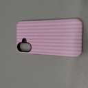 Jusy Compatible with MagSafe Striped Phone Case for iPhone 16 Plus, Cute Aesthetic Magnetic Soft TPU and Hard PC Protective Phone Cover for Women GirlsMatte - Dark Pink