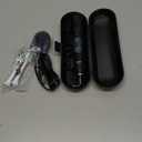 Oral-B iO Deep Clean Rechargeable Electric Powered Toothbrush, Black with iO Series 3 Limited, 2 Brush Heads and Travel Case - Pressure Sensor to Protect Gums - 3 Cleaning Settings - 2 Minute Timer (1 Count (Pack of 1))