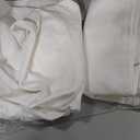 Heavy Cotton Farlov Ottoman Replacement Cover Made for IKEA Farlove Sofa Footstool Slipcover Only. (Cotton Pure White)