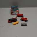 Toy Train Electric Train Set for Wooden Tracks, Christmas Motorized Train Toys for Toddlers, Battery Operated Train Includes Lights, Sounds, Smoke, Steam Train Compatible with Thomas, Brio