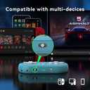 ShanWan Bluetooth Gamepad Keychain Sized Mini Controller for Switch, Windows, Android, iOS & PS4Kabrilan