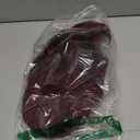 Wine Red Wig Short Wine Red Wavy Curly Wig with Bangs Synthetic Cosplay Hair Wigs (Small Size)