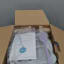 MOMYEASY Baby Food Maker, Multifunction Processor Chopper Grinder, Baby Food Steamer and Puree Blender in-One, with Bottle Warmer, Auto Cooking & Grinding with Touch Control Panel (Black)