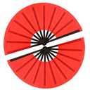 13inch Large Rave Fan Popping Fan Clacking Fans for Line Dancing,Hand Fans for Women Foldable,Boots on The Ground Fan,Portable for Outdoor,Wedding,Party,Decoration(Red+Black Ribs,2 Packs)